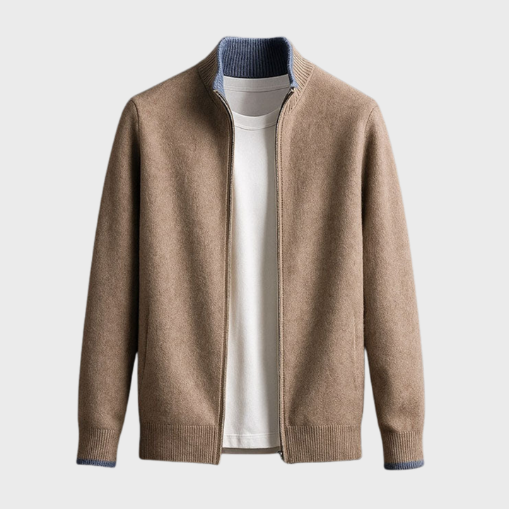 Harvey | Elegancka wełniana kurtka na zamek