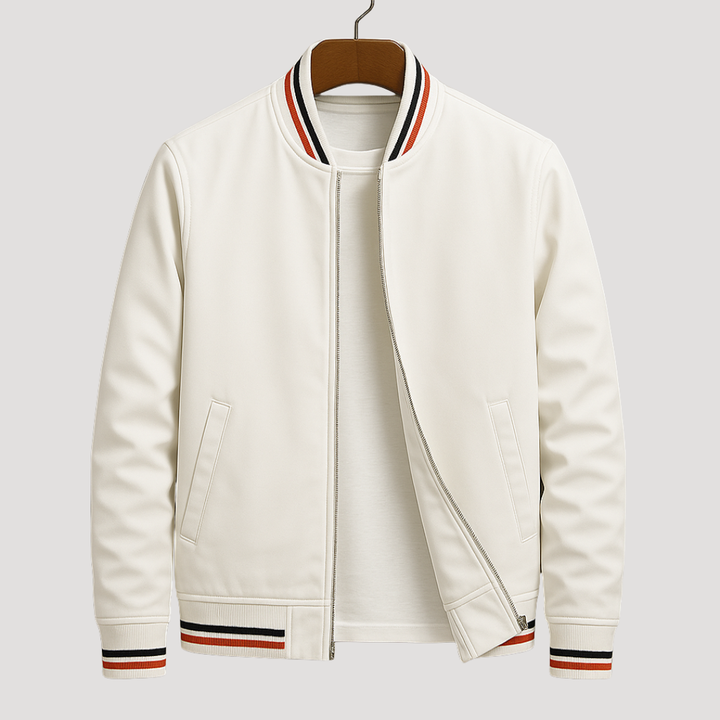 Morin | Stylowa kurtka bomber w paski