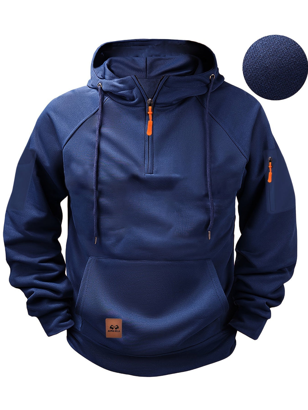 Henrik™ | Kluczowy Hoodie z Pół Zamek