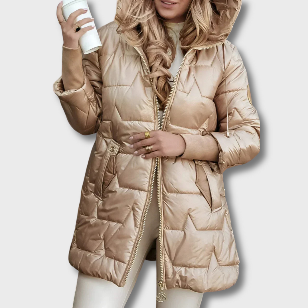 Kalina™ | Elegancki zimowy płaszcz z kapturem