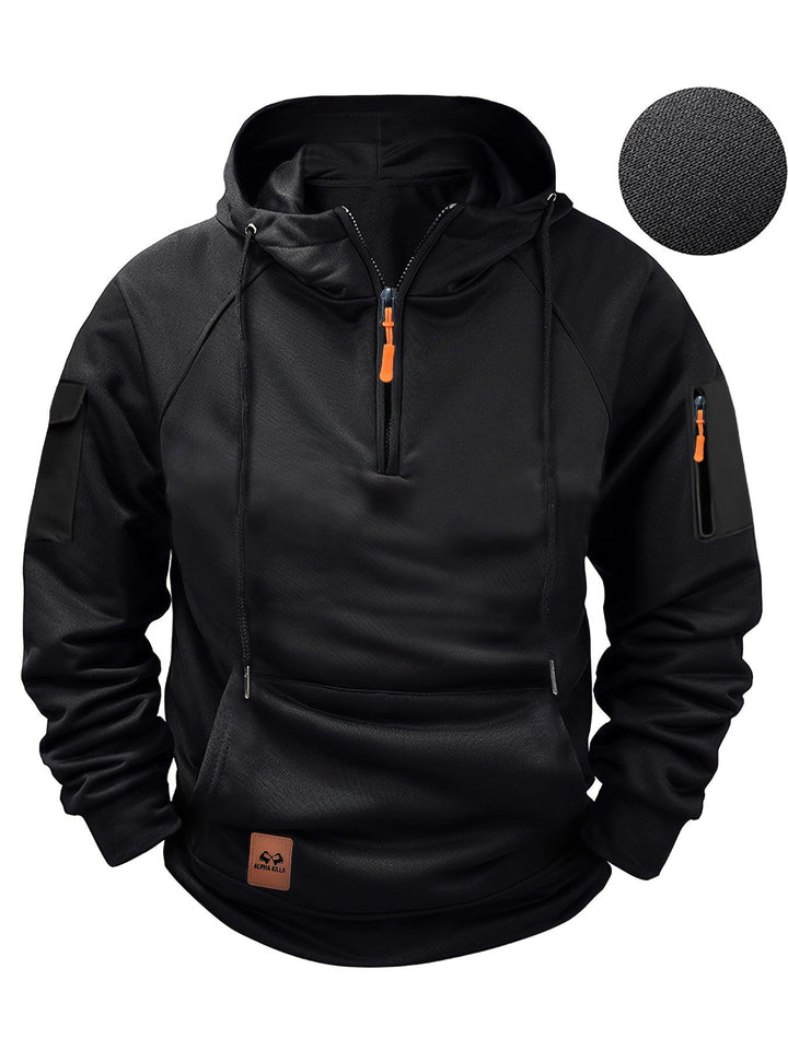 Henrik™ | Kluczowy Hoodie z Pół Zamek