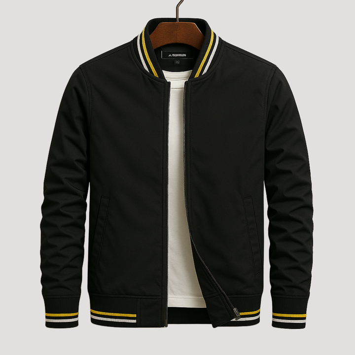 Morin | Stylowa kurtka bomber w paski