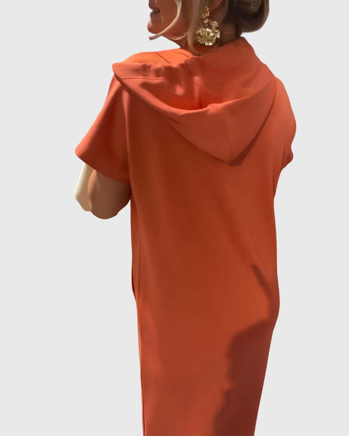 Marlowe™ | Luźna Sukienka z Kapturem