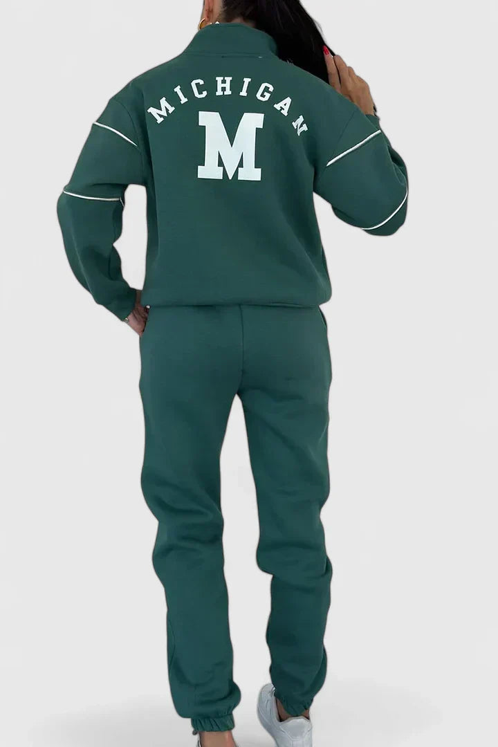 Alessyanna | Wygodny Dwuczęściowy Zestaw Wypoczynkowy