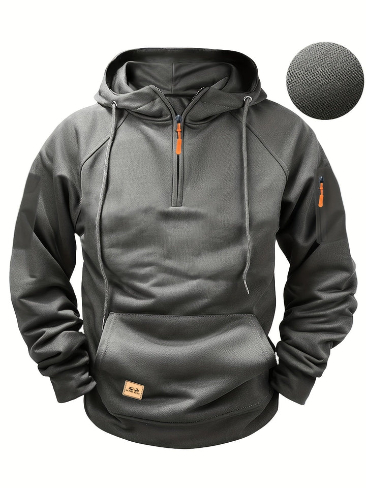 Henrik™ | Kluczowy Hoodie z Pół Zamek